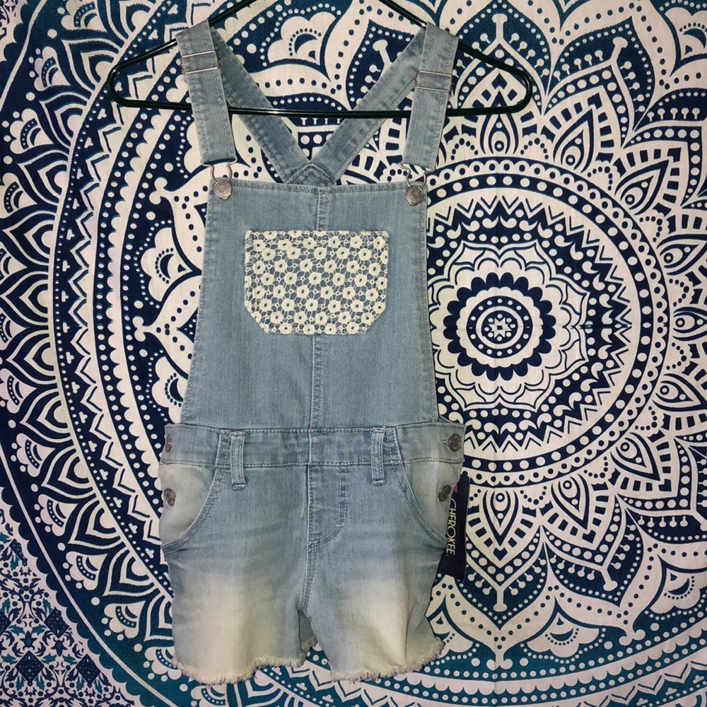 Girls short overalls